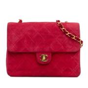 Chanel Vintage Pre-owned Mocka axelremsvskor Red, Dam