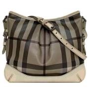 Burberry Vintage Pre-owned Plast axelremsvskor Beige, Dam