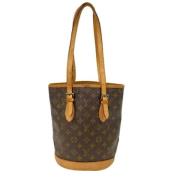 Louis Vuitton Vintage Pre-owned Tyg louis-vuitton-vskor Brown, Dam