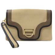 Marc Jacobs Pre-owned Pre-owned Tyg kuvertvskor Beige, Dam