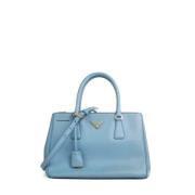 Prada Vintage Pre-owned Laeder handvskor Blue, Dam