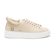 D.a.t.e. Beige Sneakers Sfera Teddyn Beige, Dam