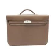 Hermès Vintage Pre-owned Tyg handvskor Gray, Dam