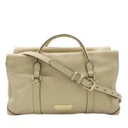 Burberry Vintage Pre-owned Laeder handvskor Beige, Dam