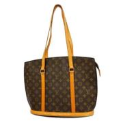 Louis Vuitton Vintage Pre-owned Tyg louis-vuitton-vskor Brown, Dam