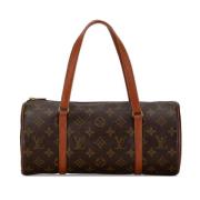 Louis Vuitton Vintage Pre-owned Canvas handvskor Brown, Dam