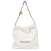 Chanel Vintage Pre-owned Laeder chanel-vskor White, Dam