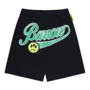 Barrow bermuda I Felpa Old School Print Black, Unisex