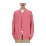 Comme des Garçons Ull Cardigan Tillverkad i Japan Pink, Herr