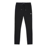 Fred Perry Svarta Avslappnade Byxor Black, Herr