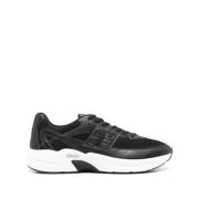 Givenchy Svart Mesh Panel Sneakers Black, Herr