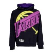 New Era NBA Enlrgd Neon Loslak Hoodie Black, Herr