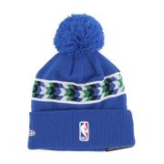 New Era Milwaukee Bucks Pom Pom Beanie Hat Blue, Herr