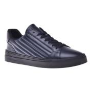 Baldinini Trainers in dark blue quilted leather and leather Blue, Herr