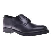 Baldinini Lace-ups in black leather Black, Herr