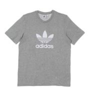 Adidas Trefoil Logo Crew Neck T-shirt Gray, Herr