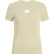 Calvin Klein Beige T-shirt med Lycra® Freef!T® teknologi Beige, Dam