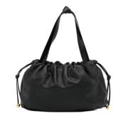 Bottega Veneta Vintage Pre-owned Laeder axelremsvskor Black, Dam