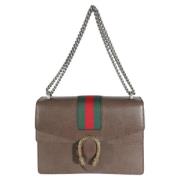 Gucci Vintage Pre-owned Canvas gucci-vskor Brown, Dam