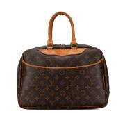 Louis Vuitton Vintage Pre-owned Canvas handvskor Brown, Dam