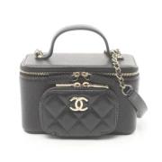 Chanel Vintage Pre-owned Tyg handvskor Black, Dam