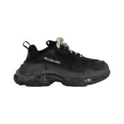 Balenciaga Vintage Pre-owned Polyester sneakers Black, Dam