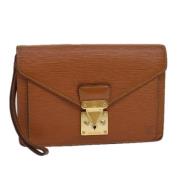 Louis Vuitton Vintage Pre-owned Laeder handvskor Brown, Dam