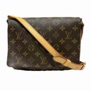 Louis Vuitton Vintage Pre-owned Tyg louis-vuitton-vskor Brown, Dam