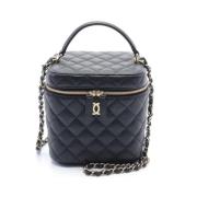 Chanel Vintage Pre-owned Tyg handvskor Black, Dam