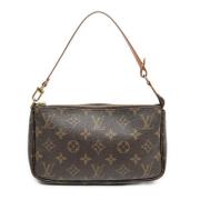 Louis Vuitton Vintage Pre-owned Canvas handvskor Brown, Dam