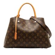 Louis Vuitton Vintage Pre-owned Canvas handvskor Brown, Dam