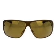 Bottega Veneta Vintage Pre-owned Glas solglasgon Brown, Dam