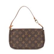 Louis Vuitton Vintage Pre-owned Canvas handvskor Brown, Dam