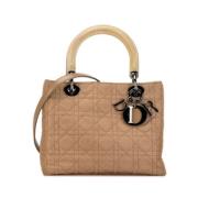 Dior Vintage Pre-owned Tyg dior-vskor Beige, Dam