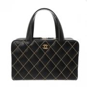 Chanel Vintage Pre-owned Laeder chanel-vskor Black, Dam