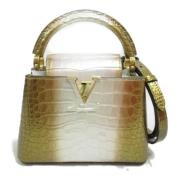 Louis Vuitton Vintage Pre-owned Laeder louis-vuitton-vskor Beige, Dam