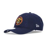 New Era Denver Nuggets Böjd Skärmkeps Blue, Unisex