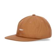 Obey Brunsocker Flat Visor Cap Brown, Unisex