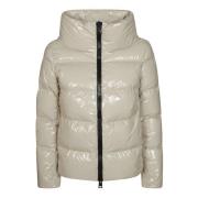 Herno Blank Pufferjacka Beige, Dam