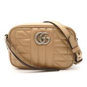 Gucci Vintage Pre-owned Laeder gucci-vskor Beige, Dam