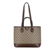 Gucci Vintage Pre-owned Tyg gucci-vskor Beige, Dam