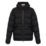 Stone Island Lättvikts Dun Blouson Jacka Black, Herr