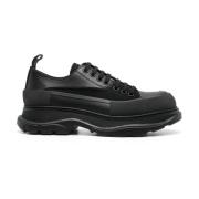 Alexander McQueen Svarta Sneakers med Meshpaneler Black, Herr