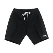 Stüssy Svarta Bermuda Shorts för Män Black, Herr