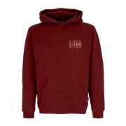 Iuter Skulls Hoodie Burgundy Långärmad Red, Herr