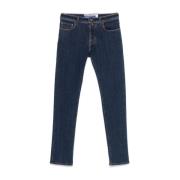 Jacob Cohën Indigo Blue Slim Cut Denim Jeans Blue, Herr