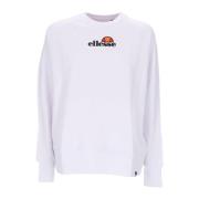 Ellesse Lätt Crewneck Sweatshirt Optisk Vit White, Dam