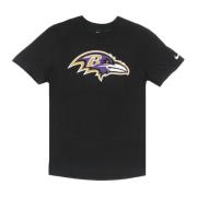 Nike Baltimore Ravens Fotbollslag Logo T-shirt Black, Herr