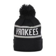 New Era MLB Jake Pom Pom Beanie Hat Black, Herr