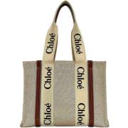 Chloé Pre-owned Pre-owned Laeder totevskor Beige, Dam